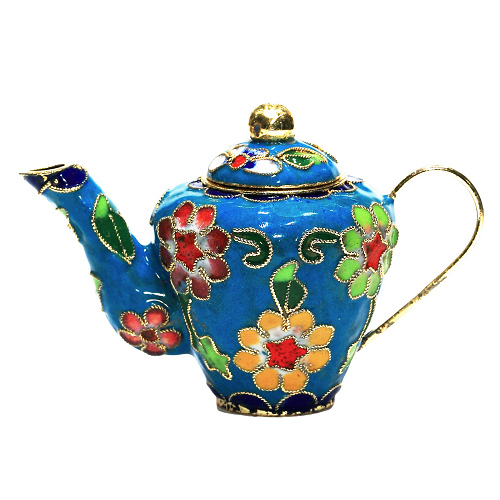 Teekanne S 0357 türkis - zum Schließen ins Bild klicken